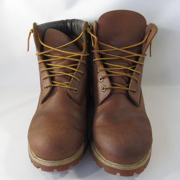 Timberland Sz 10.5 Brown Leather Boots Mens R3A20